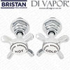 Bristan Tap Cartridges Handles for 1901 Trinity Bath Taps Pair