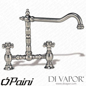 Paini LECQ215IA Two Tap Hole Baroc Bridge Mixer Tap Cold Compatible Cartridge - PA1111