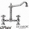 Paini LECR215IA Two Tap Hole Baroc Bridge Chrome Mixer Cold Compatible Cartridge - PA1131
