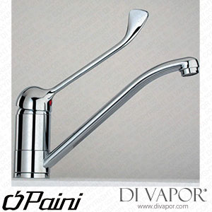 Paini 42CR573LN Creta Long Single Lever Sink Chrome Monio Kitchen Tap Compatible Cartridge - PA1140