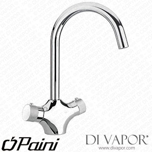 Paini 43CR572TH1UK Fluxio Chrome Thermostatic Sink Mono Tap Cold Compatible Cartridge - PA1171