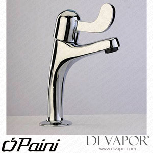 Paini LCCR203PL Freedom Chrome Two Tap Hole High Neck Lever Pillar Hot Compatible Cartridge - PA1202
