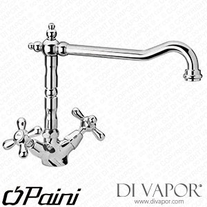 Paini 08CR570B Monaco Baroq Chrome Monobloc Kitchen Tap Cold Compatible Cartridge - PA1241