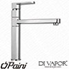 Paini 86CR579UK Ovo Chrome Fountain Tower Kitchen Mixer Tap Compatible Cartridge - PA1310