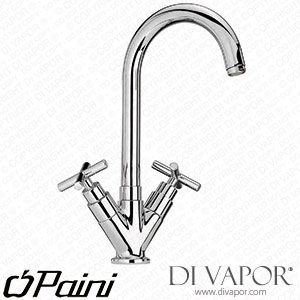 Paini 79CR572UK Tubos Chrome Sink Mono Kitchen Tap Hot Compatible Cartridge - PA1412