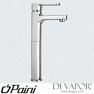 Paini Ovo Tall Basin Mixer Tap with Pop Up Waste 86CR211LL Compatible Cartridge - PA1590
