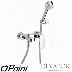 Paini 86CR105 Ovo Single Lever Bath Shower Mixer With Adjustable Kit Compatible Cartridge - PA1600