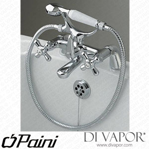 Paini 08CR108E Monaco BSM C/W Kit (Chrome) Hot Compatible Tap Cartridge - PA1632