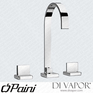 Paini 86CR214UK Ovo 3 Hole Basin Mixer C/W Pop Up Waste (Chrome) Cold Compatible Tap Cartridge - PA1651