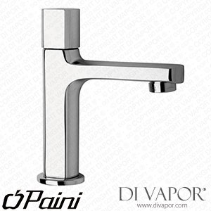 Paini 86CR204UK Ovo Basin Taps (Pair) (Chrome) Hot Compatible Cartridge - PA1672