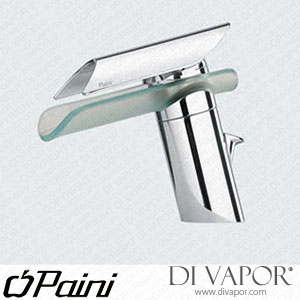 Paini 73CR211VR Morgana Basin Mono Tap C/W Pop Up Waste (Chrome-Glass) Compatible Cartridge - PA1710