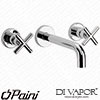 Paini 79CR207UK Tubos Wall Mounted Basin Mixer Tap Cold Compatible Cartridge - PA1721