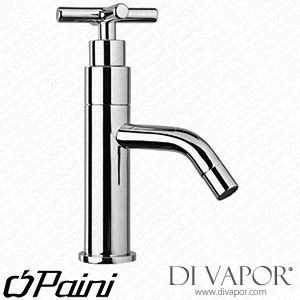 Paini 79CR202UK Tubos Bath Taps (Pair) (Chrome) Hot Compatible Cartridge - PA1742