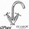 Paini 79CR250UK Tubos Basin Mixer C/W Pop Up Waste Tap Hot Compatible Cartridge - PA1752