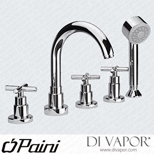 Paini 79CR109 Tubos 5-TH Deck BSM Bath Shower Mixer Tap Hot Compatible Cartridge - PA1762