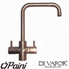Paini 78CQ490-599BUK Cox Cruciform Mono Quad Spout (Brushed) Tap Cold Compatible Cartridge - PA1821
