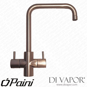 Paini 78CQ490-599BUK Cox Cruciform Mono Quad Spout (Brushed) Tap Hot Compatible Cartridge - PA1822