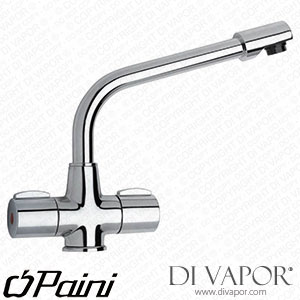 Paini 64CR545SE28PIA One Tap Hole Cruciform Quarter Turn Sink Mono (Chrome) Hot Compatible Cartridge - PA1882