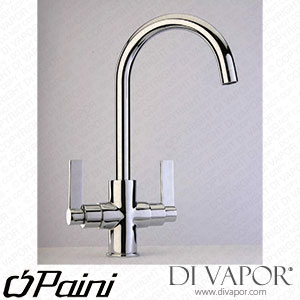 Paini 78CR4906LUK Cox Cruciform Paddle Lever Monobloc 6L (Chrome) Tap Cold Compatible Cartridge - PA1901