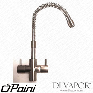 Paini 78PW488UK Cox Cruciform Monobloc Spring (Brushed) Tap Cold Compatible Cartridge - PA1961