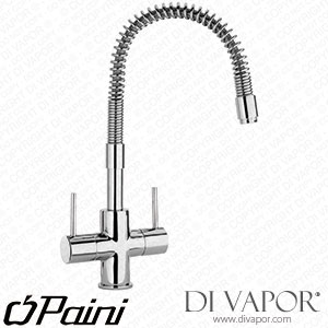 Paini 78CR488UK Cox Cruciform Monobloc Spring (Chrome) Kitchen Tap Cold Compatible Cartridge - PA1971