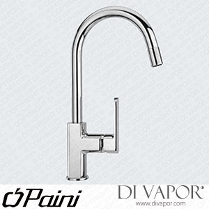 Paini 86CR591 Ovo Side Lever with Pull Out Hose & Spray Nozzle Kitchen Tap Compatible Cartridge - PA2050