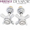 Heritage PA23898Z66 Bathrooms Traditional Bath Tap Cartridge Assembly Hot Cold Pair