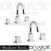 Hudson Reed Astbury Bath Basin Mixer Taps With Swivel Spouts Spare Parts