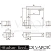 Hudson Reed PA317 Kubix 3 Tap Hole Basin Mixer Spare Parts Diagram