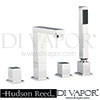 Hudson Reed Designer Kubix Bath Shower Mixer Spare Parts