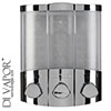 Croydex PA661041 Euro Dispenser Trio Chrome