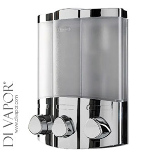 Croydex Shower Shampoo / Gel / Conditioner Triple Dispenser - Chrome PA661041