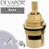 Perrin & Rowe 3148 Deco Four-Hole Bath-Shower Mixer with Lever Handles Hot Compatible Cartridge - PAR314812