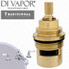 Perrin & Rowe 3258 Traditional Three-Hole Bath Set with Lever Handles Hot Compatible Cartridge - PAR325812