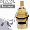 Perrin & Rowe 3515 Traditional Wall-Mounted Bath Filler with Lever Handles Hot Compatible Cartridge - PAR351512