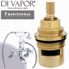 Perrin & Rowe 3516 Traditional Wall-Mounted Bath Filler with Crosstop Handles Hot & Cold Compatible Cartridges - PAR351612