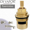 Perrin & Rowe 3581 Traditional Three-Hole Wall-Mounted Bath Set Hot & Cold Compatible Cartridges - PAR358112