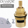 Perrin & Rowe 3736 Traditional Three-Hole Bath Tap Set Hot & Cold Compatible Cartridges - PAR373612
