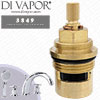 Perrin & Rowe 3849 10 Four Hole Bath Set Crosshead Tap Hot & Cold Compatible Cartridges - PAR384912
