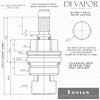 Perrin & Rowe Ionian 4193 Tap Insert Hot Valve