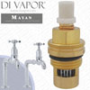 Perrin & Rowe Mayan 4338 Crosshead Handle Deck Mounted Cold Tap Cartridge Compatible Spare - PAR433864