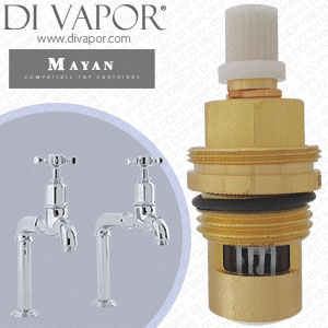 Perrin and Rowe Mayan 4338 Crosshead Handle Deck Mounted Hot Tap Cartridge Compatible Spare PAR43386