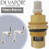 Perrin & Rowe Cirrus Bibcock Taps, Deck Mounted Lever Handles 4832 Hot Tap Cartridge Compatible Spare - PAR483234
