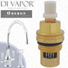 Perrin & Rowe Oberon Sink Mixer with C Spout and Rinse 4866 Cold Tap Cartridge Compatible Spare - PAR486676