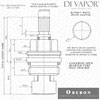 Perrin & Rowe Oberon Sink Mixer 4866 Tap Cartridge Diagram