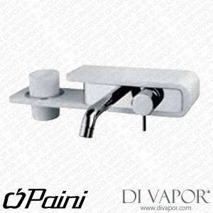 Paini PD-689 Pad Single Lever Shower Mixer with Shower Column and Handshower Spare Parts