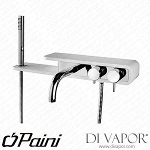 Paini PDCR100BO Pad Single Lever Bath Shower Mixer with Fixed Shower Kit Spare Parts
