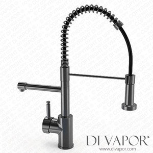 Ellsi PDT-000233-215-52 3 in 1 Hot Water Kitchen Sink Mixer with Handset Gun Metal Spare Parts