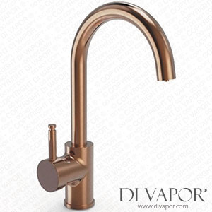 Ellsi PDT-000236-215-52 3 in 1 Single Lever Hot Water Kitchen Sink Mixer Brushed Copper Spare Parts