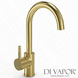 Ellsi PDT-000238-215-52 3 in 1 Single Lever Hot Water Kitchen Sink Mixer Tap Brushed Brass Spare Parts